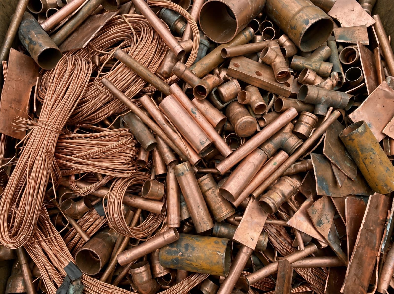 Scrap copper at Betterway Metal