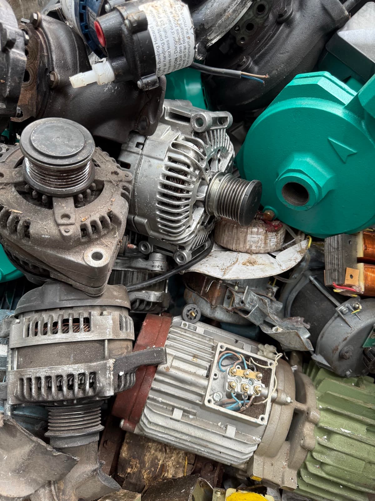Scrap motors at Betterway Metal