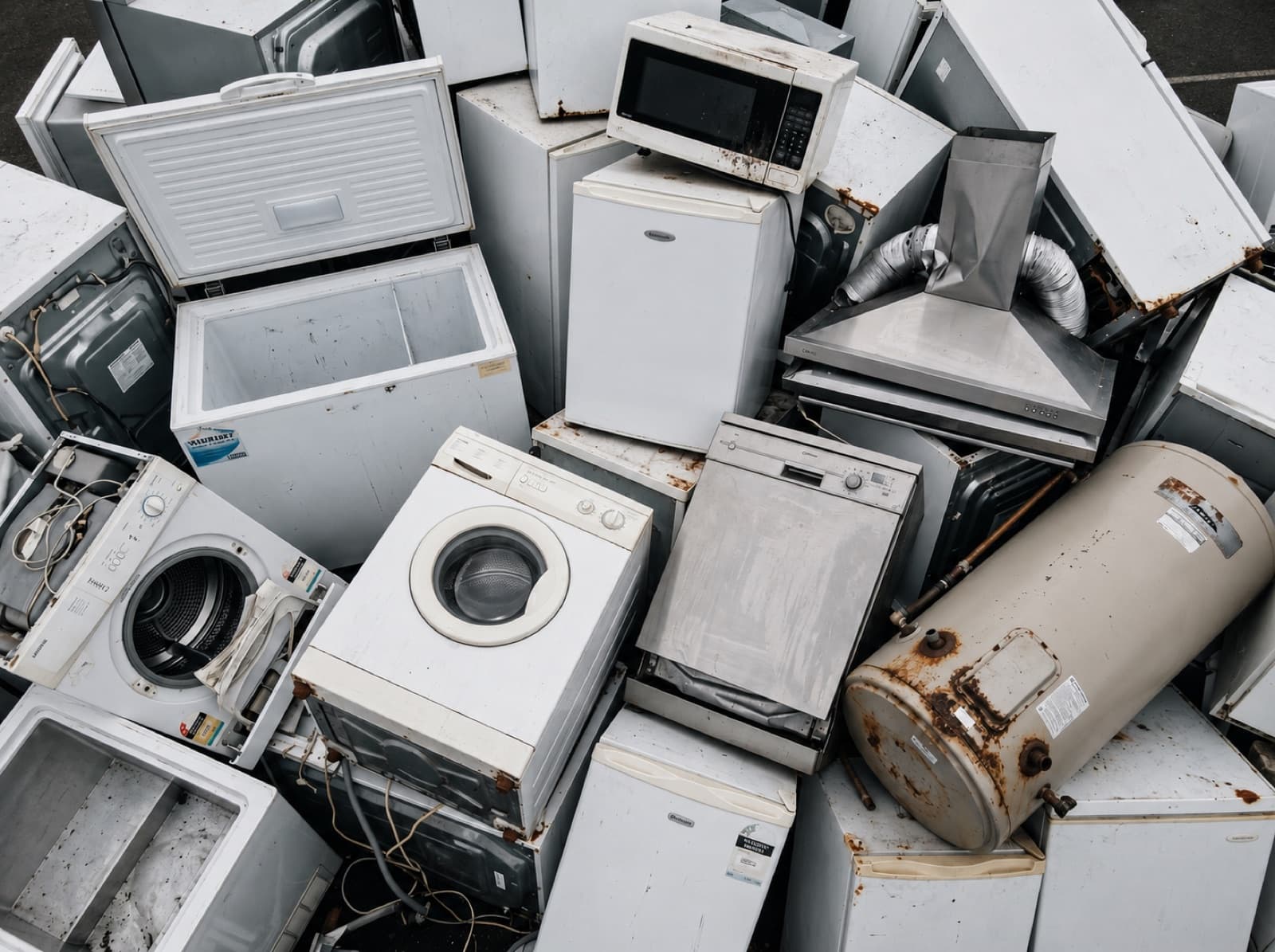 Scrap white goods at Betterway Metal